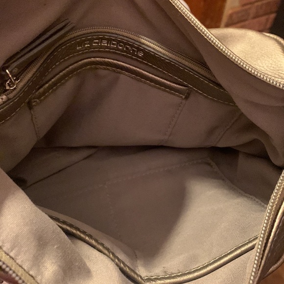 Liz Claiborne silver colored hobo purse - Picture 7 of 10